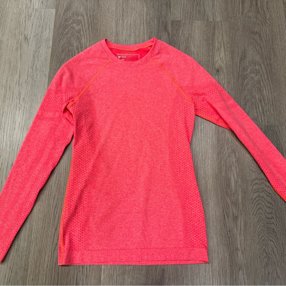 women's Fiery Coral Salta Seamless - Longsleeve Underscrub - XS / Fiery Coral